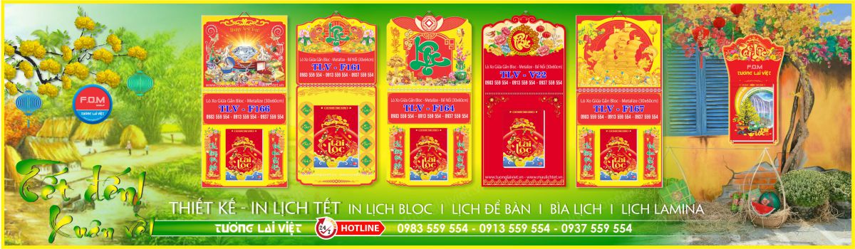In Bìa Lịch Lò Xo Mini