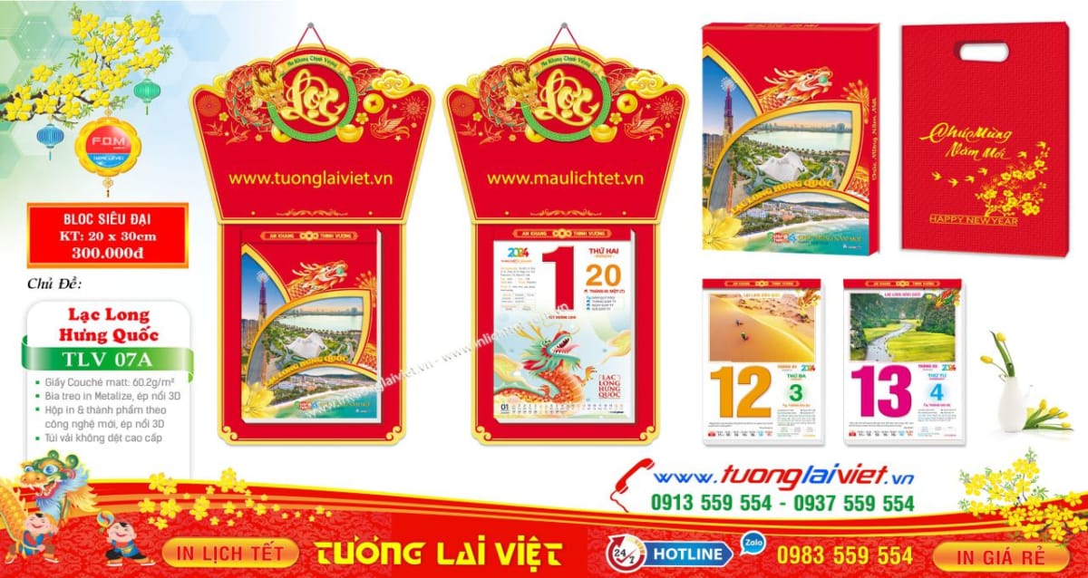 In Lịch Bloc 2027 Giá Rẻ