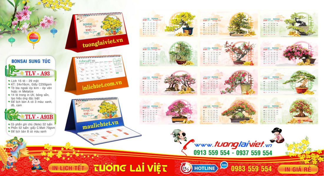 In Lịch Để Bàn Tại TPHCM