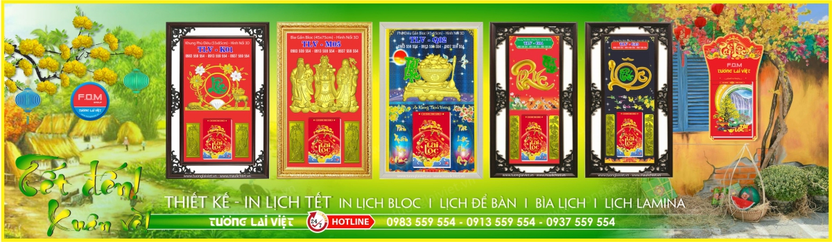 In Lịch Khung Nhựa