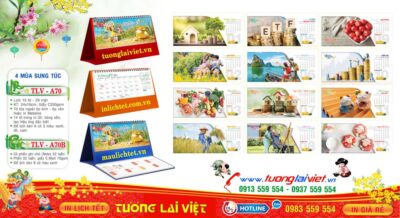 In Lịch Tết Để Bàn 2027