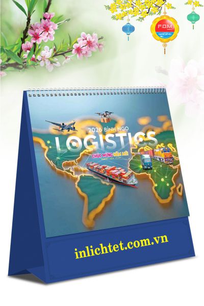 Lịch Bàn Đứng Logictics