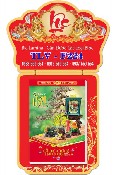 Lịch Bloc Bìa Laminate Chữ Lộc