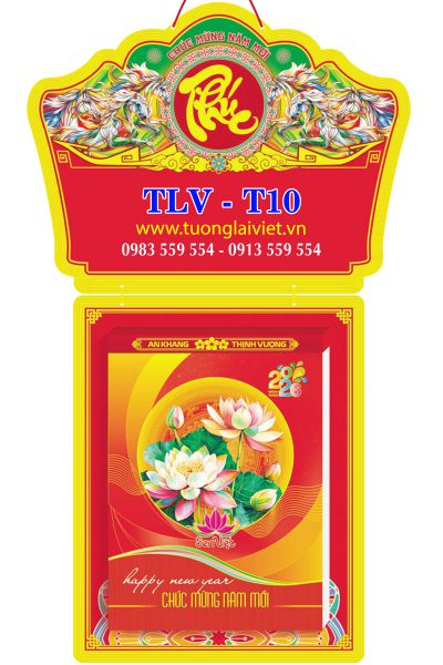 Lịch bloc cực đại 25x35 Hoa Sen