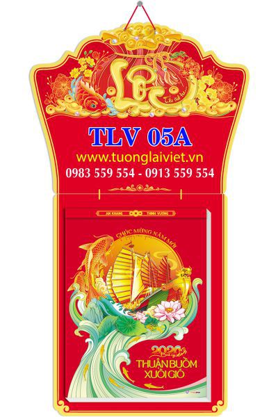 Lịch bloc cực đại 25x35 Thuận Buồm Xuôi Gió