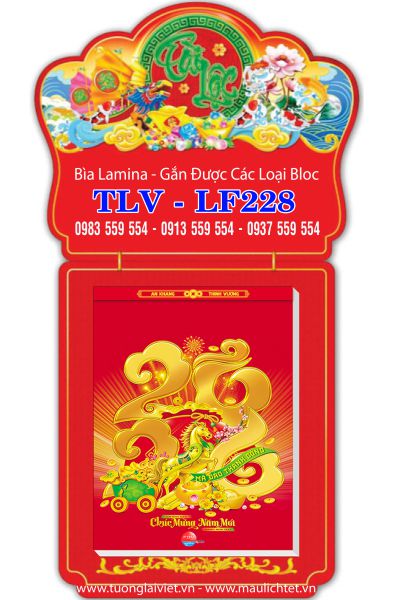 lịch bloc laminate Xuân Tài Lộc