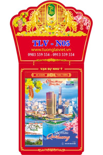 Lịch bloc siêu đại 20x30 Sắc Màu Quê Hương