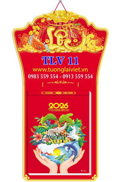 Lịch bloc siêu đại 20x30 Thế Giới Xanh