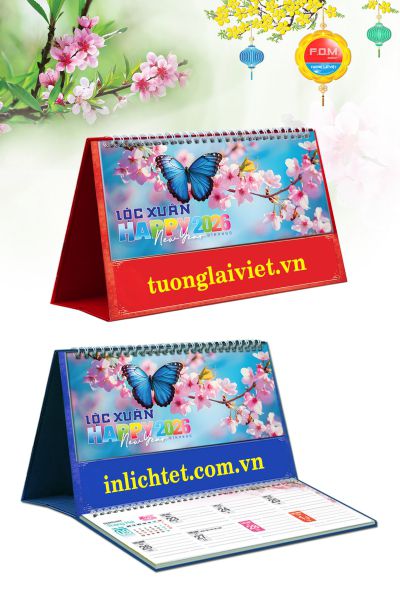 Lịch Để Bàn 15 Tờ Lộc Xuân