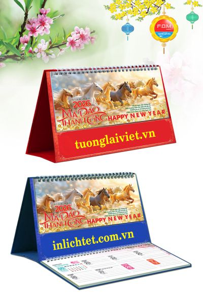Lịch Để Bàn 15 Tờ Tết Sum Vầy