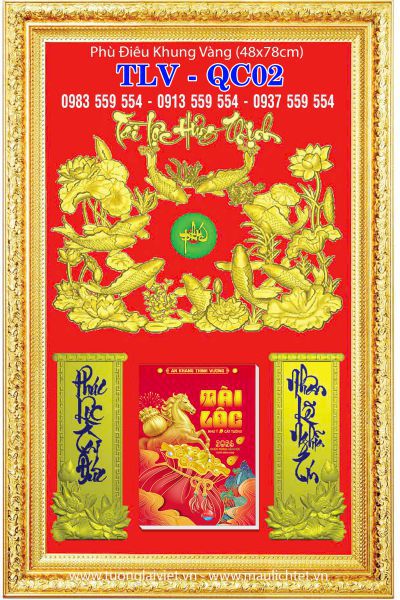 Lịch Khung Tranh Phúc Lộc Tài